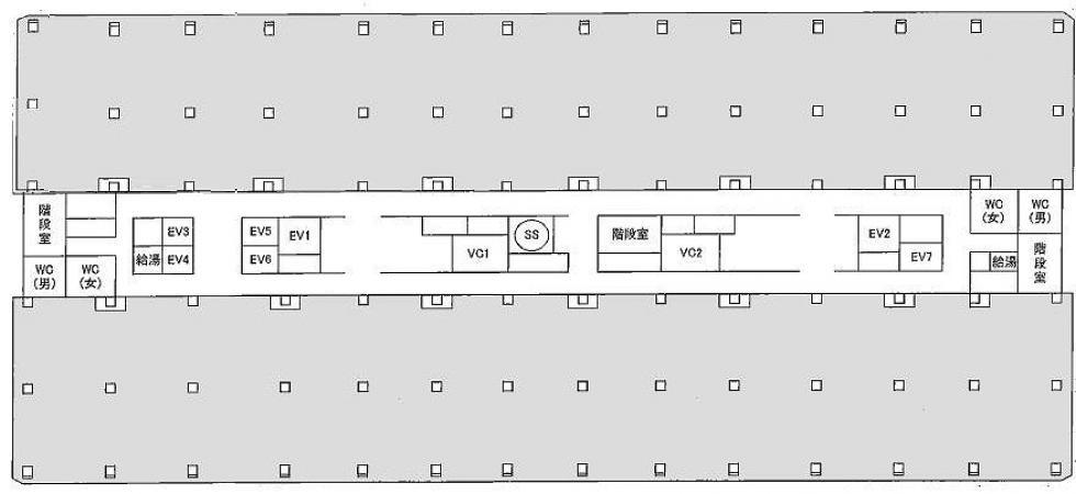 基準階平面図(ワンフロア)